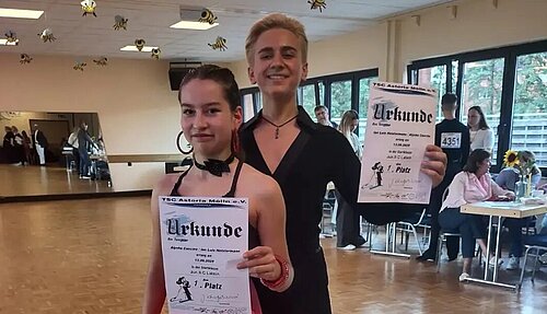 Sieg und Aufstieg für Ian und Alysha