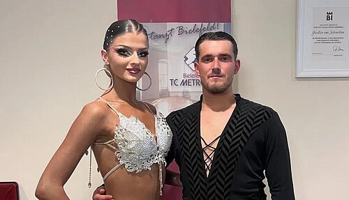 Leon und Emily in Bielefeld am Start