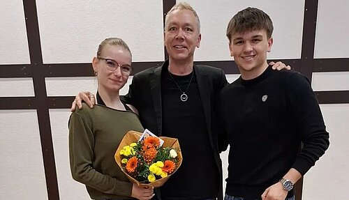 Ehrung für Julian und Janina Post